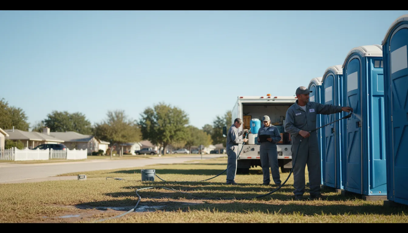 Long-Term Portable Toilet Rental in Mcloud, OK near me